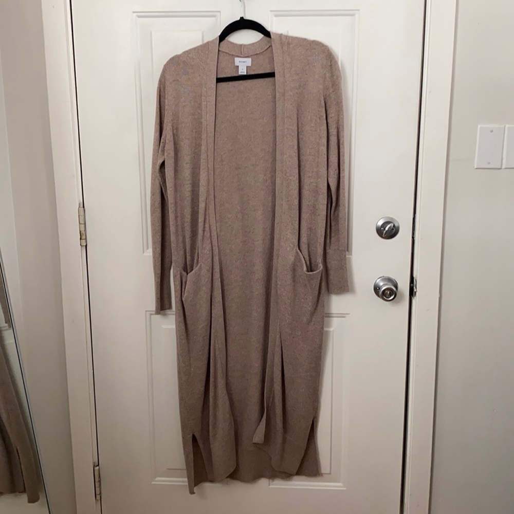 Old Navy Duster Cardigan in Tan